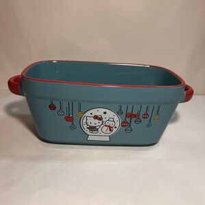 Blue and Pink Hello Kitty Snow Globe Loaf Pan/Baking Dish